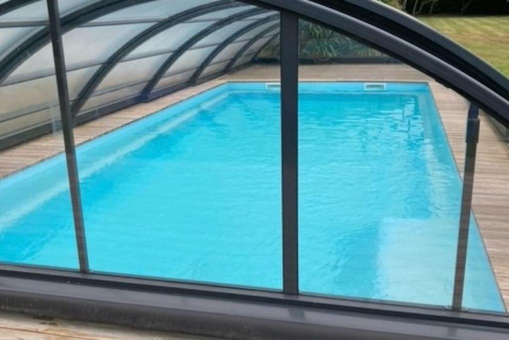 Le Gite Marie-Galante : Belle Maison D'Hotes Avec Acces Piscine En Ete Lanmeur Bagian luar foto