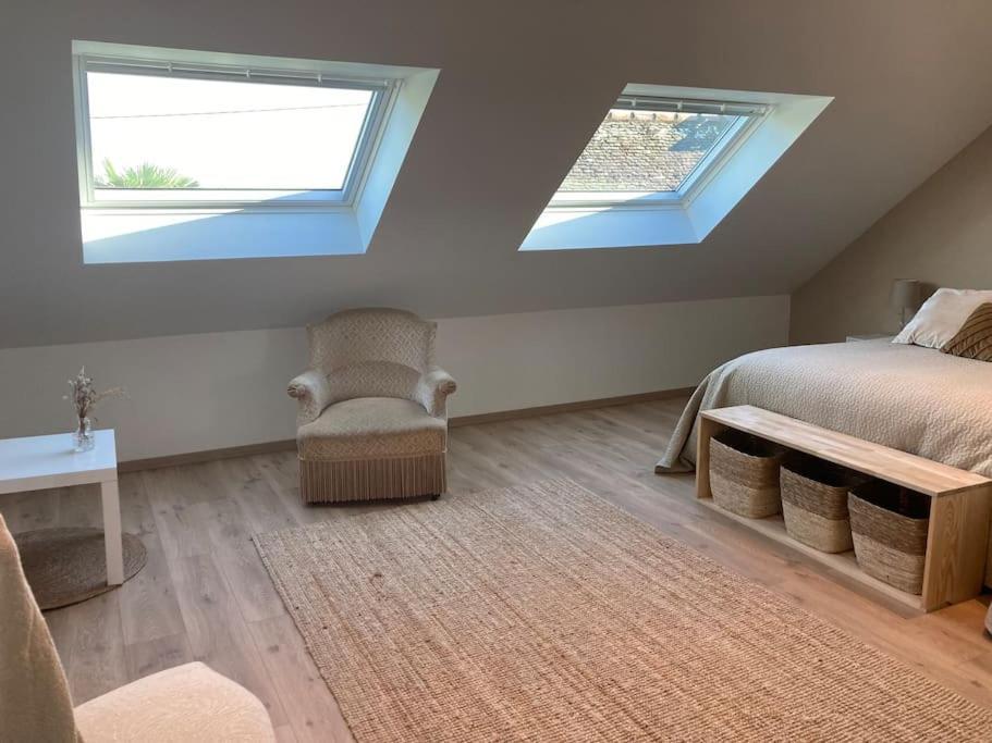 Le Gite Marie-Galante : Belle Maison D'Hotes Avec Acces Piscine En Ete Lanmeur Bagian luar foto